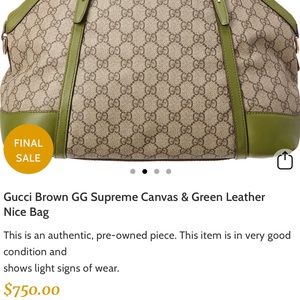 Gucci Guccisima canvas bag